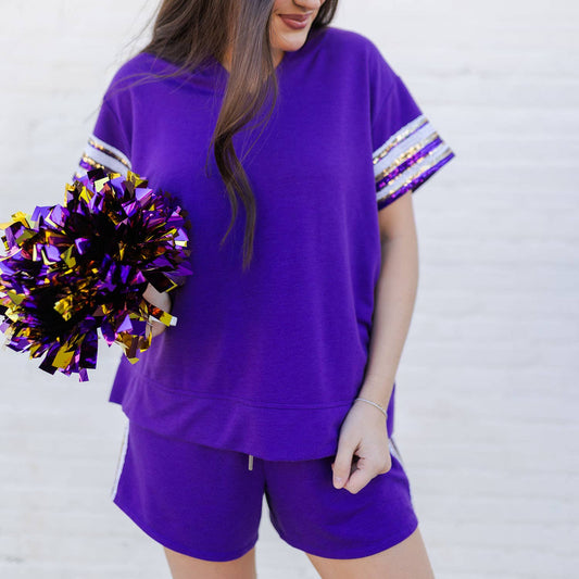Purple & Gold Lauren Set