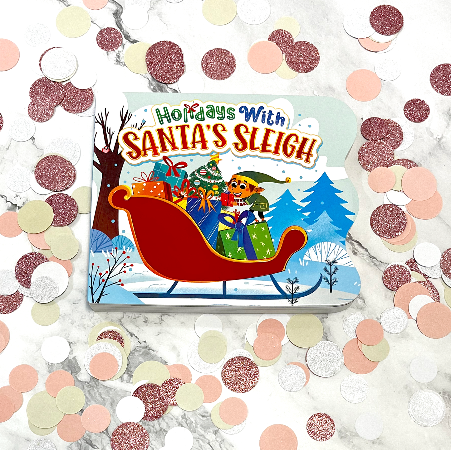 Holidays with Santa's Sleigh - Sensory Holiday Board Book