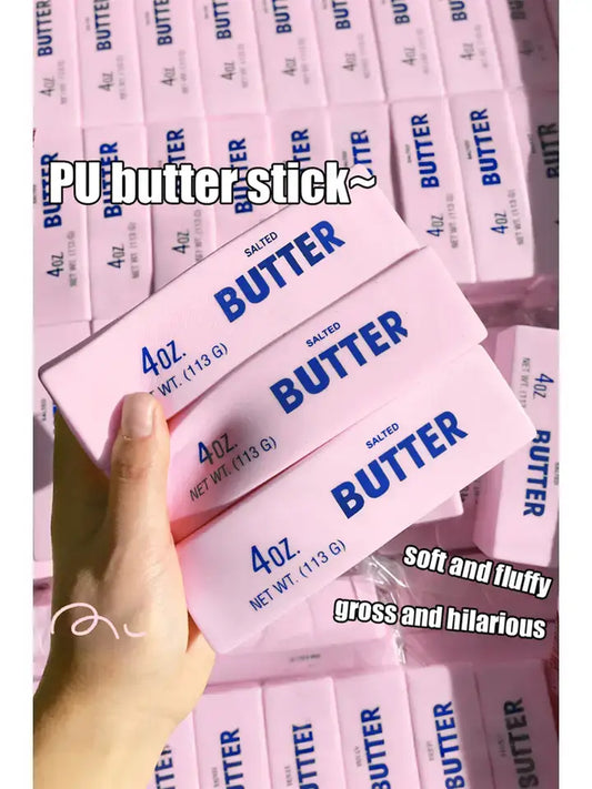 Butter Sticker Relieve Pressure Squishy Toy