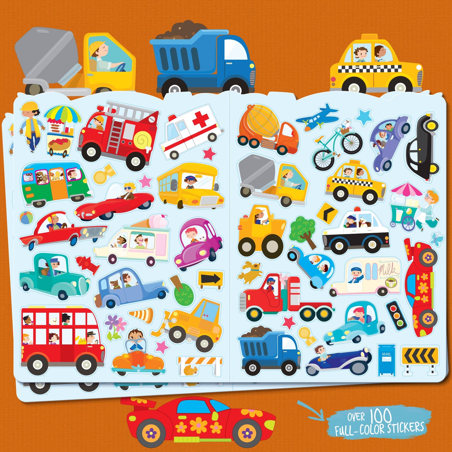 Crazy Car Town Stocking Stuffer Activity Gift Pack
