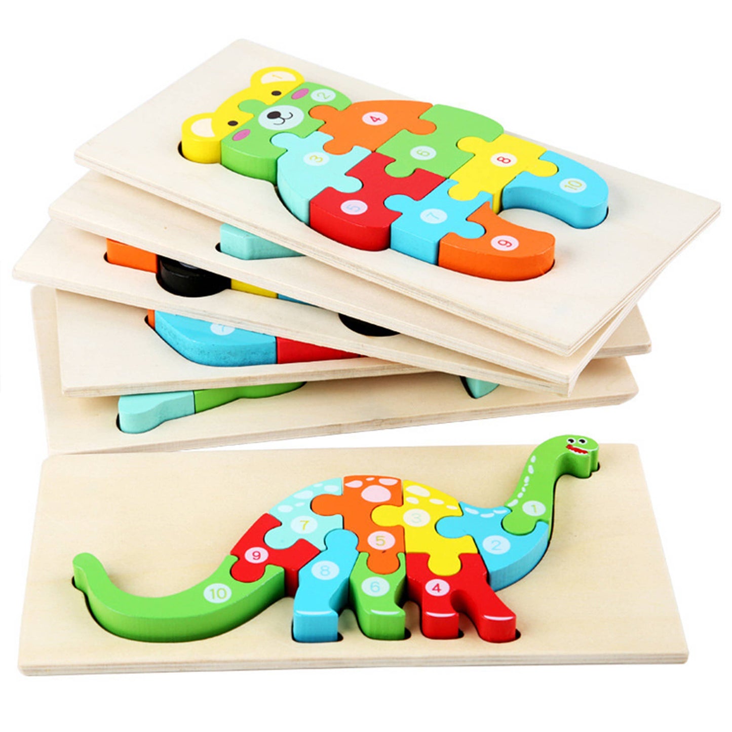Wooden Puzzle for Children - Assorted