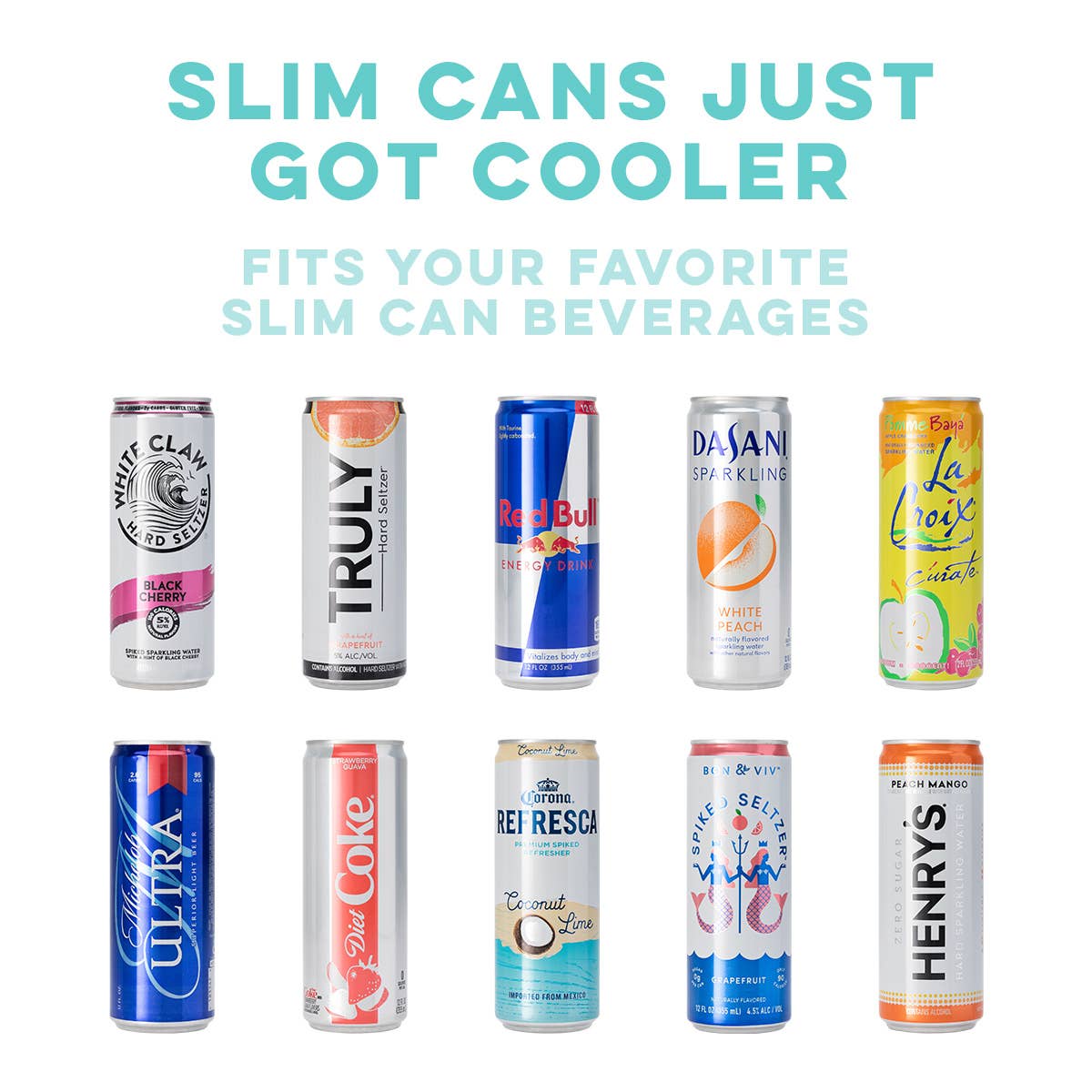 Leather Skinny Can Cooler (12oz)