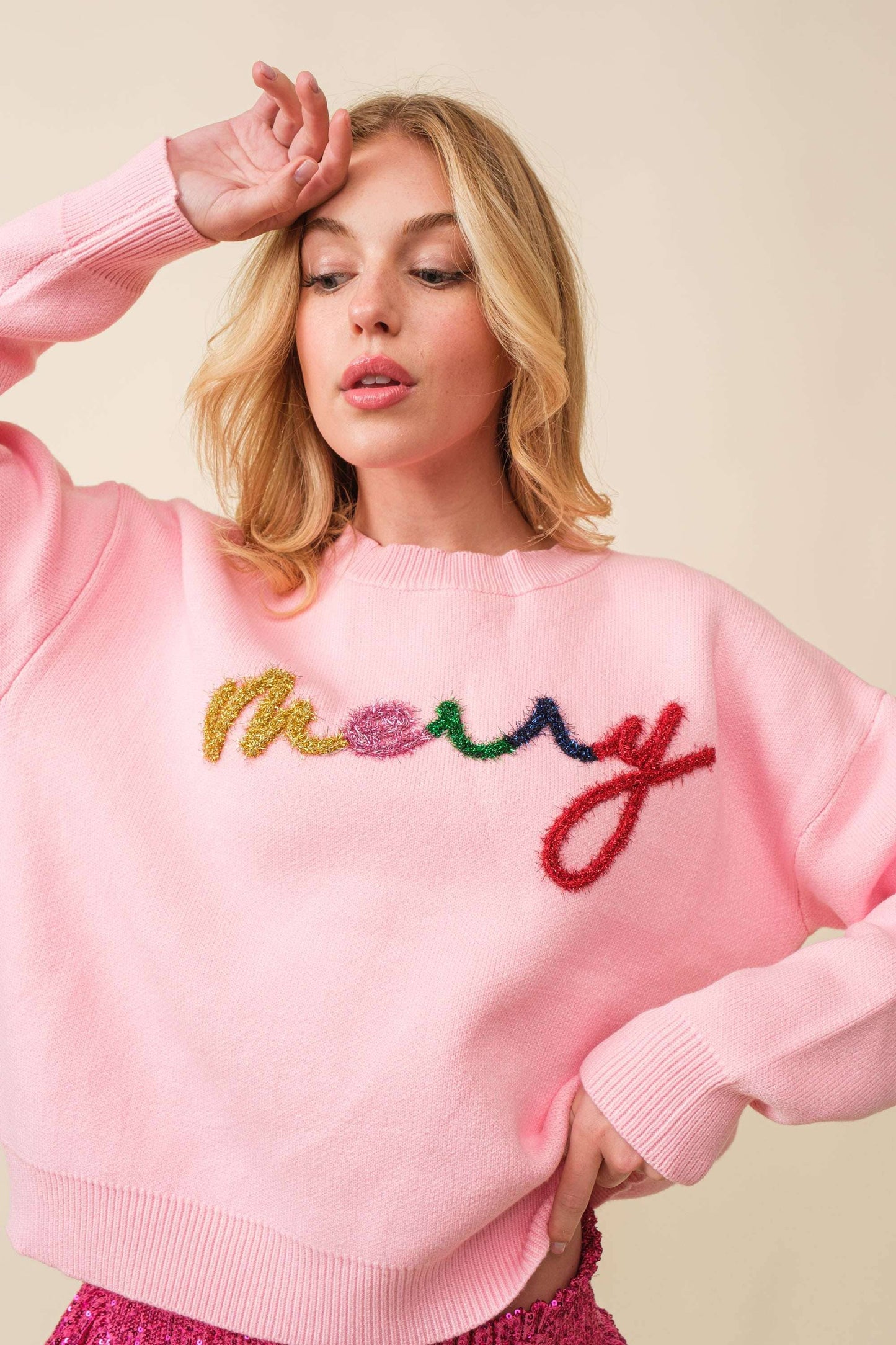 Christmas Sweater- Black
