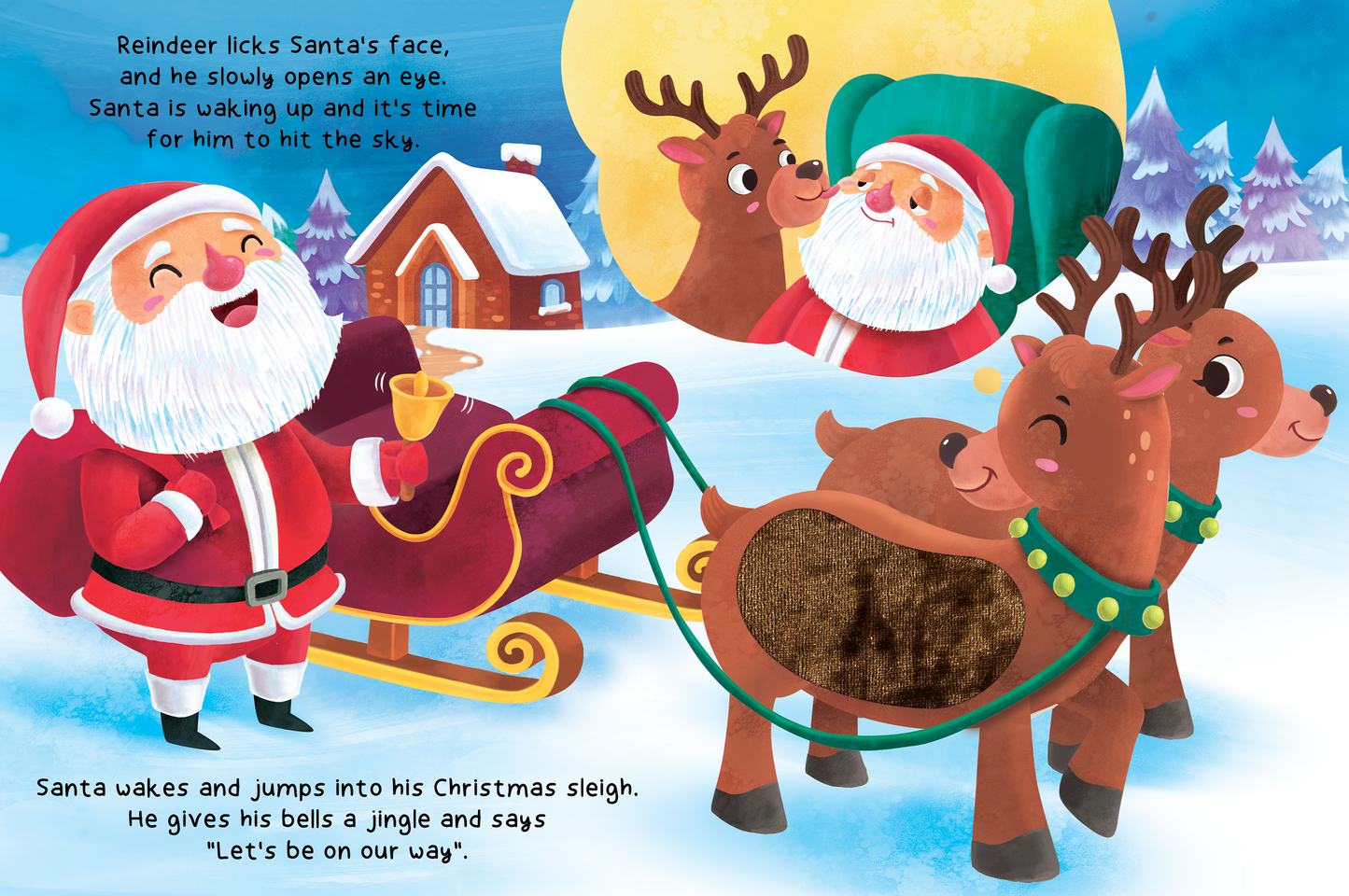 Santa Snores - Children's Touch and Feel Holiday Storybook