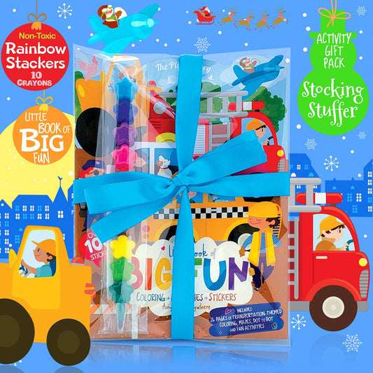 Crazy Car Town Stocking Stuffer Activity Gift Pack
