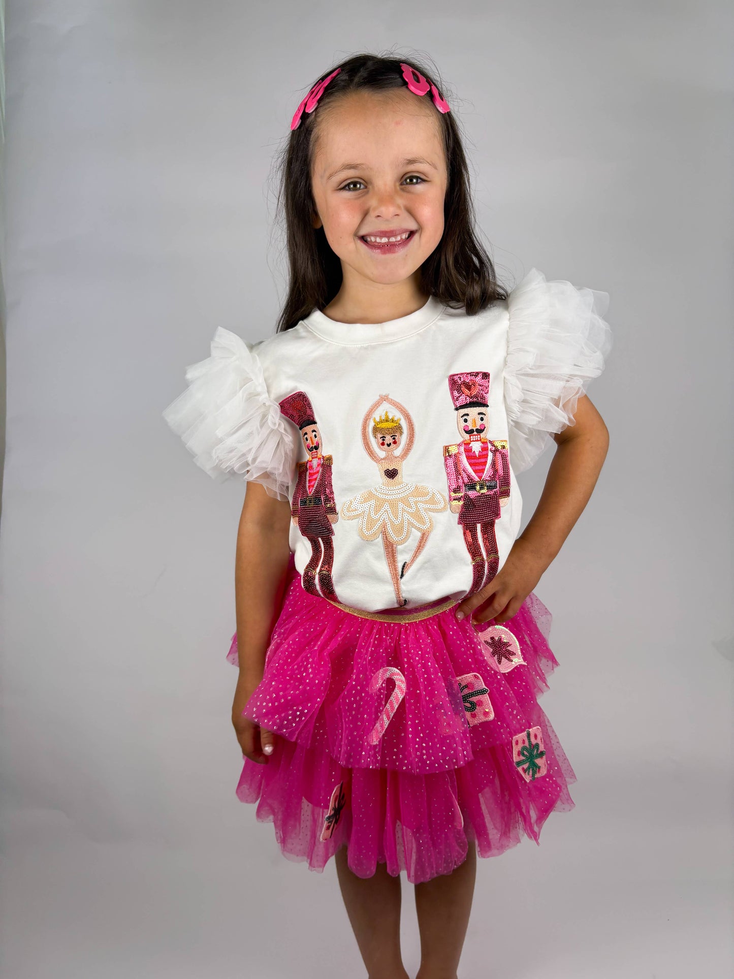 Nutcracker and Ballerina Patched Top