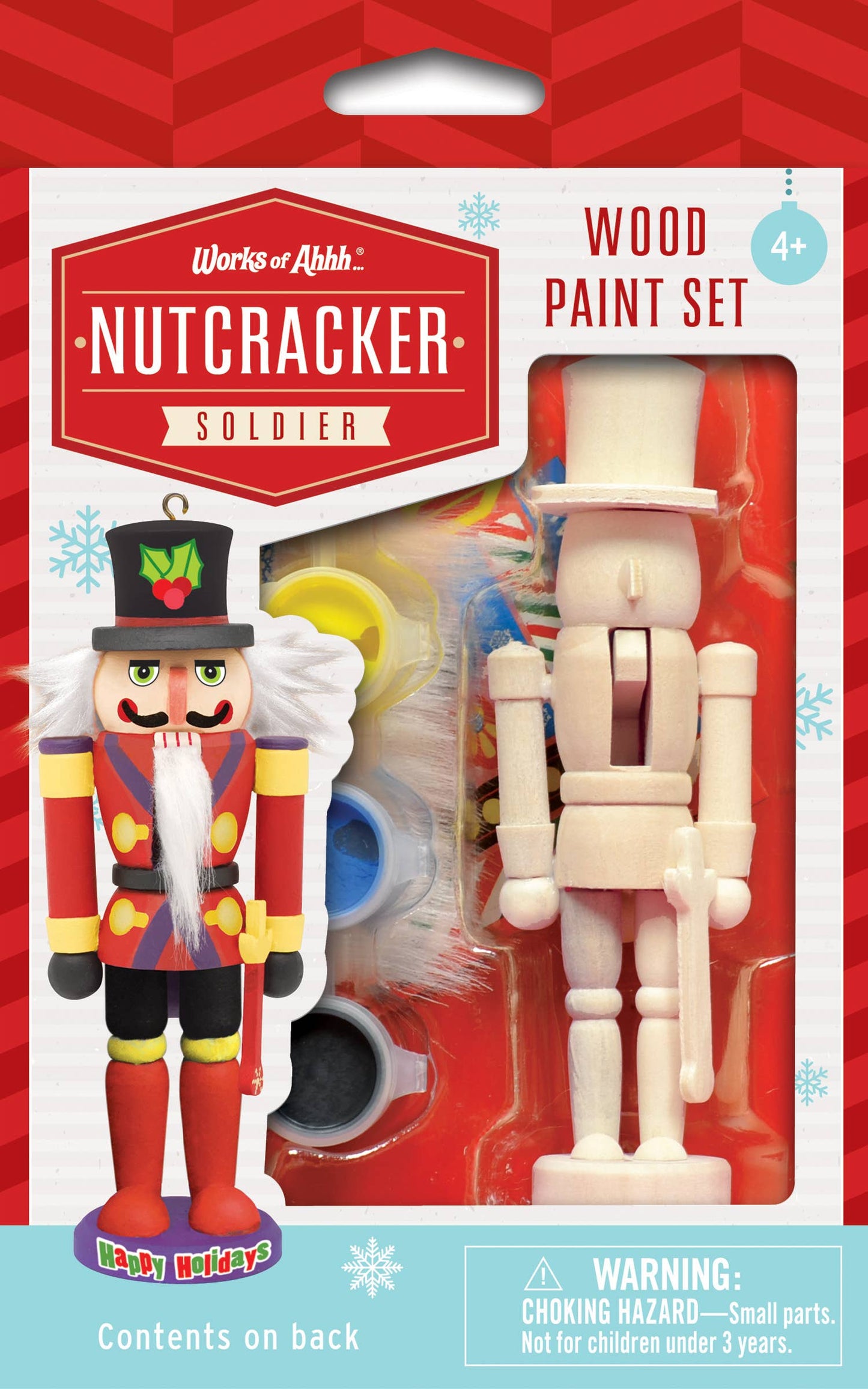 Nutcracker Soldier Ornament Wood Paint Kit