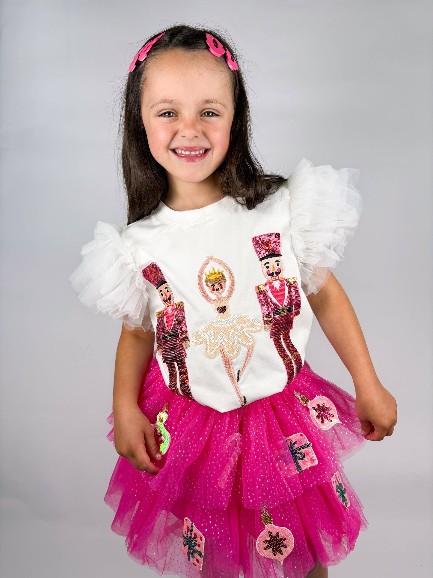 Nutcracker and Ballerina Patched Top