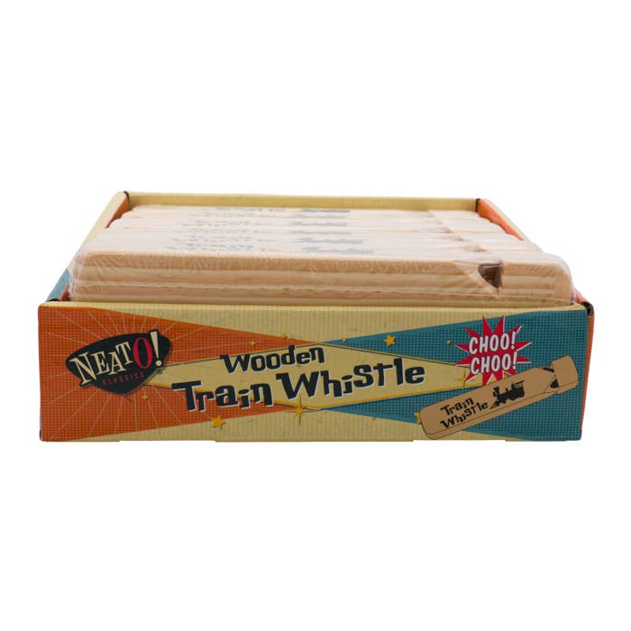 Neato! 7.5" Classic Wooden Train Whistle