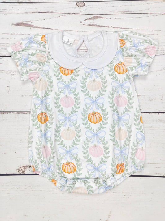 Bow & Pumpkin Print Bubble