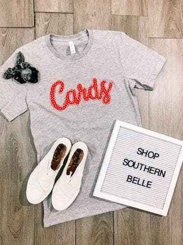 Cards Applique Short Sleeve Tee
