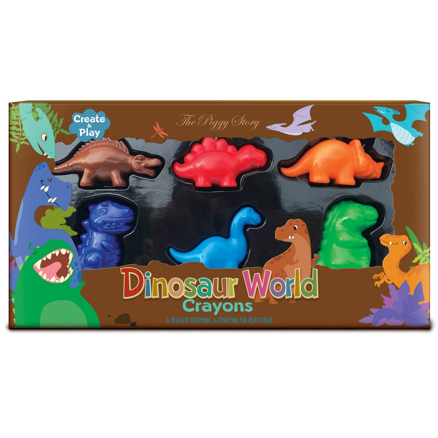Dinosaur World Crayons of Fun Gift Set