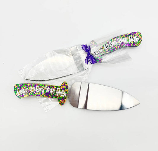 Kingcake Knife-Server