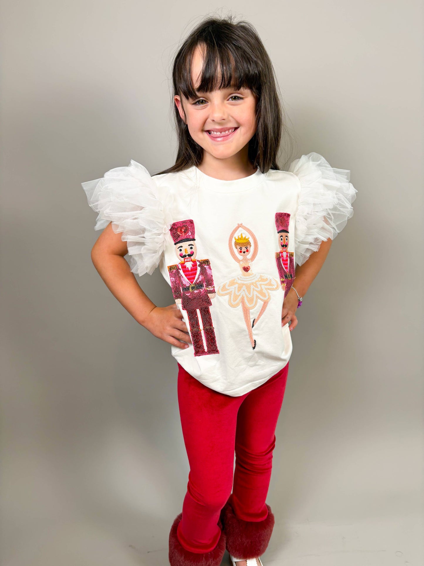 Nutcracker and Ballerina Patched Top