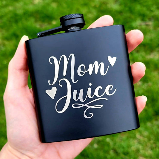 Mom Juice Metal Flask