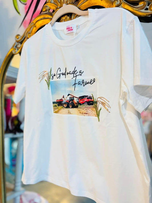 God Made a Farmer Tee