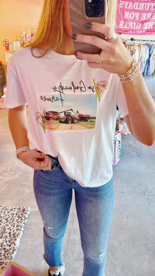God Made a Farmer Tee