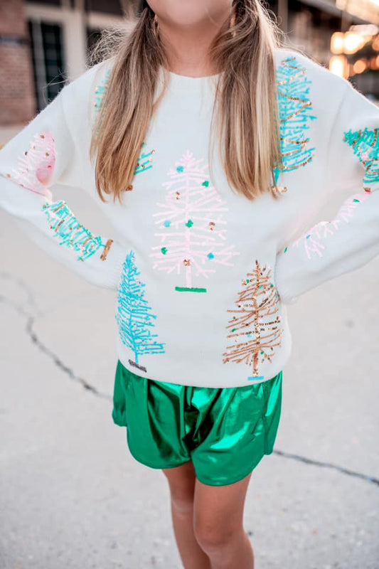 Pastel Trees Sweater Youth & Adult