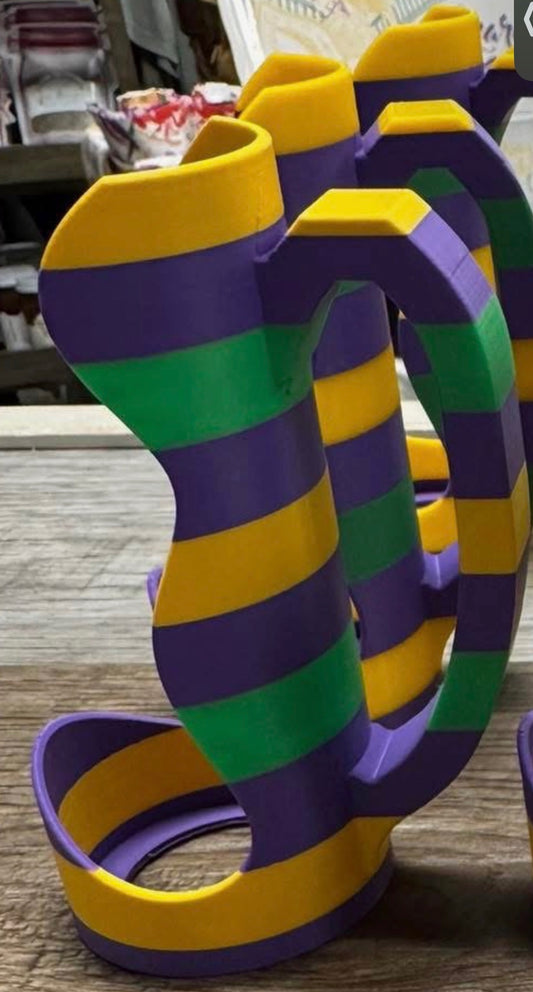 Mardi Gras Can Holder