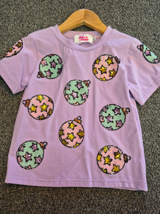 Ornament Sequin Tee