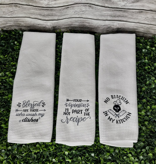 Kitchen Towel Embroidered