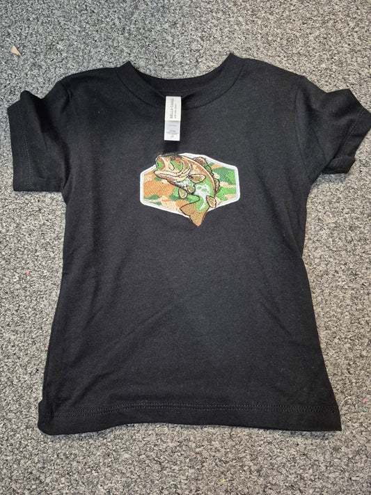 Camo Bass Embroidered Shirt