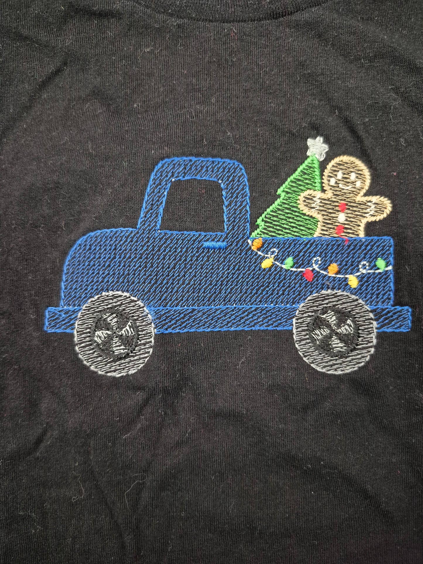 Little Truck with Tree Sketch