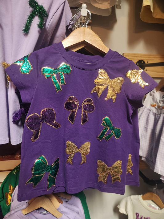 Mardi Gras Bows Tee