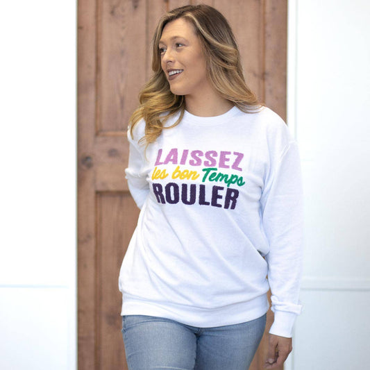 Laissez Sweatshirt White/Multi -Asst.