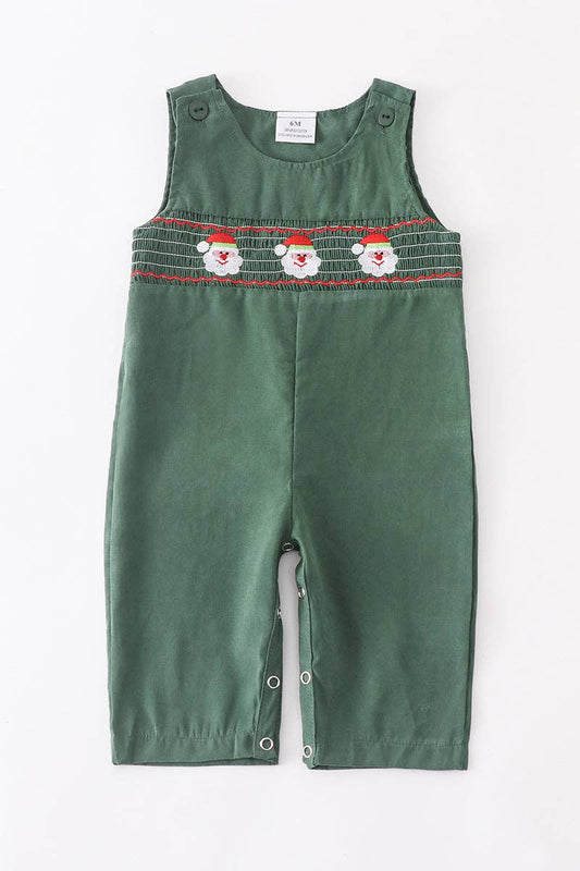 Green Santa Embroidery Jon Jon