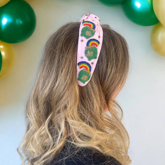 St. Patricks Day with Pots of Gold Headband