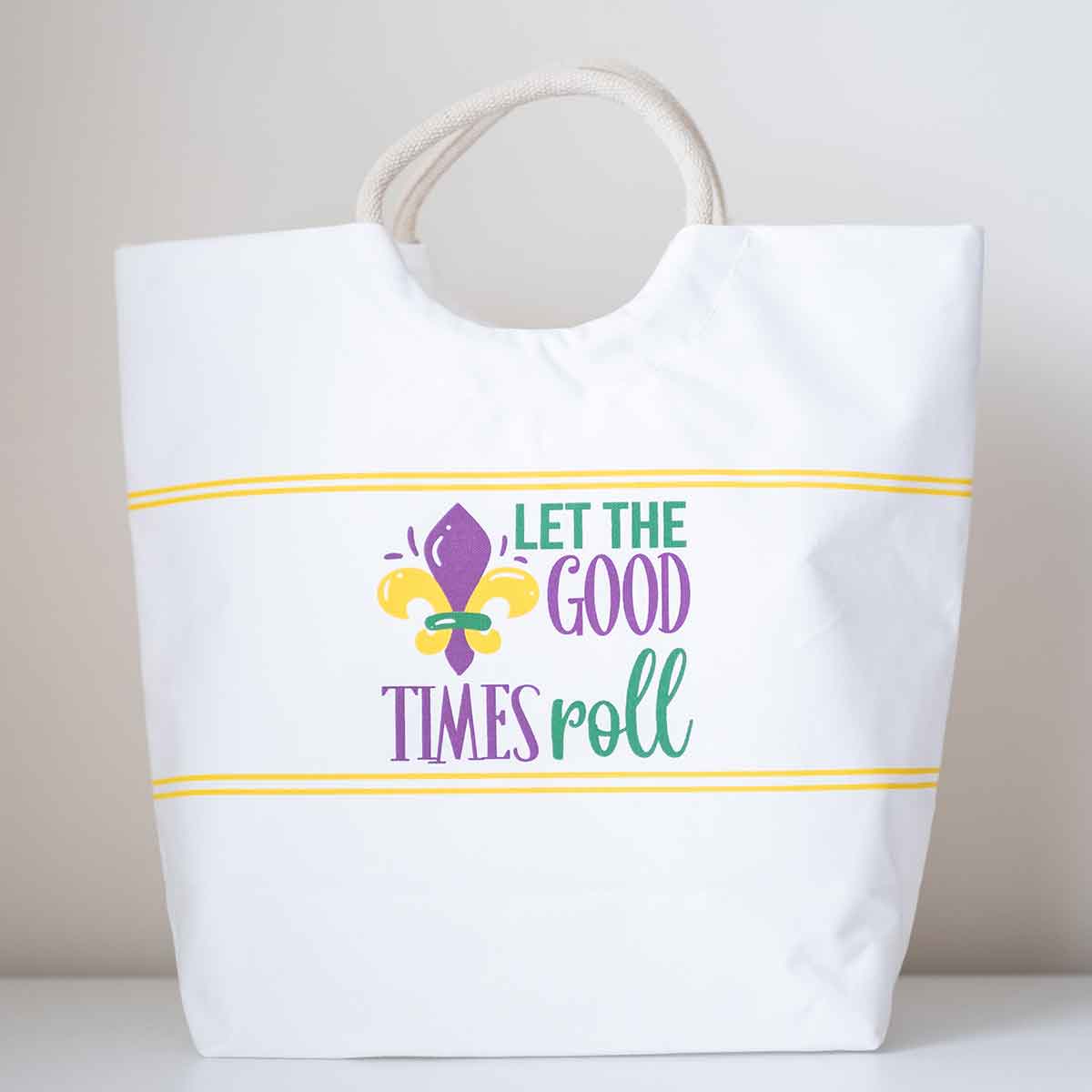20x17x6.5 Good Times Roll Shore Tote