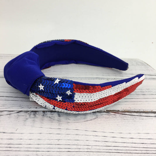 American Pride Knot Headband