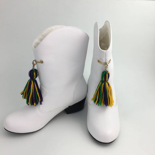 Mardi Gras Marching Boots Adult
