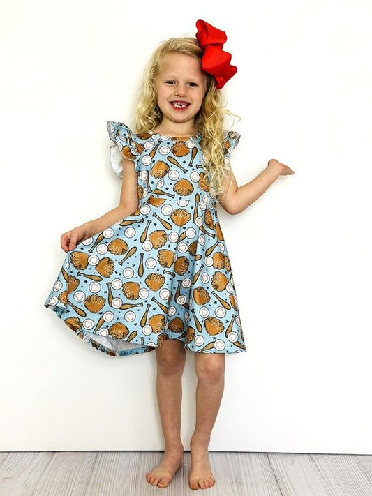 All-Star Baseball Girls Dress
