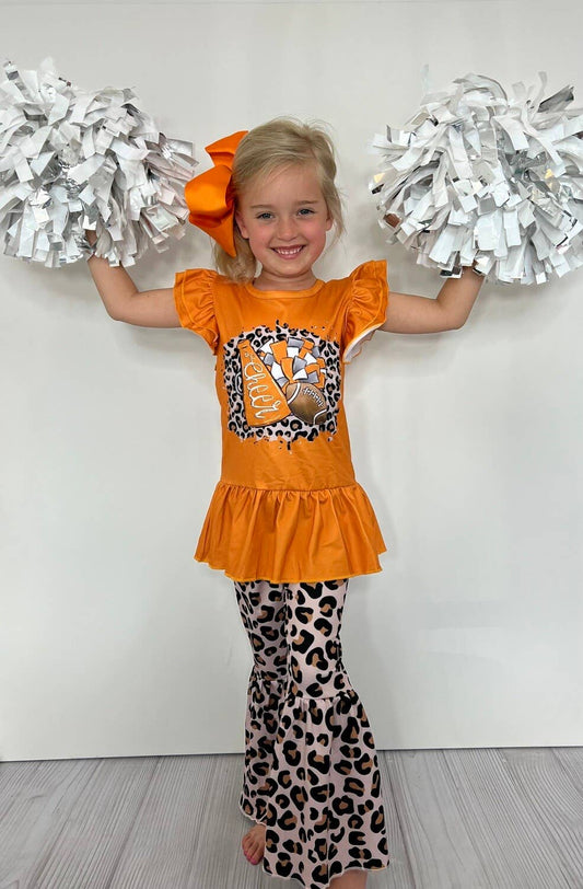 Leopard Football Set - Orange