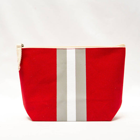 Campus Stripe Cosmetic Red/White/Gray