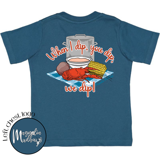 Crawfish Dip Kids Tee
