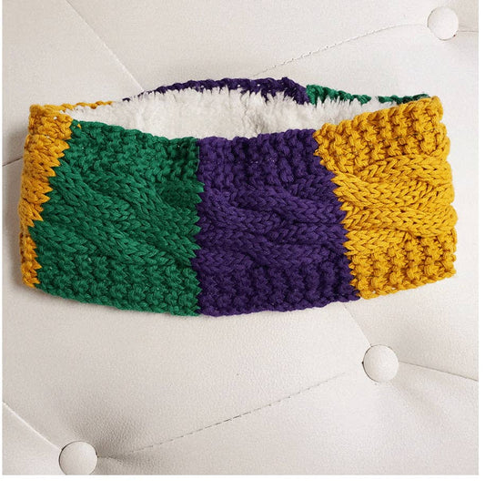 Mardi Gras Head/Ear Warmer