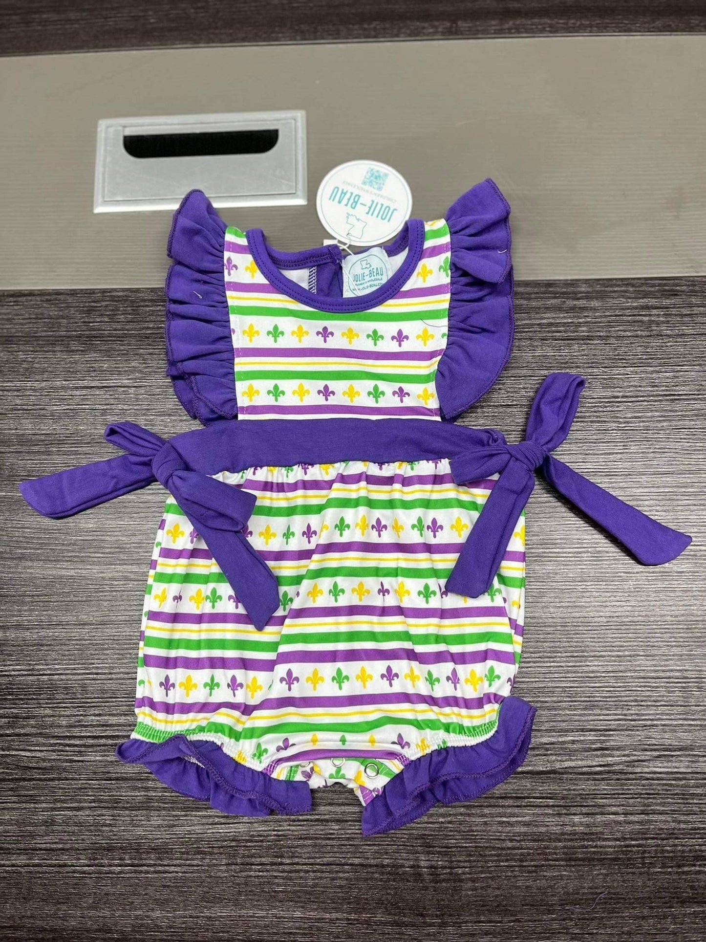 Mardi Gras Stripe Bubble