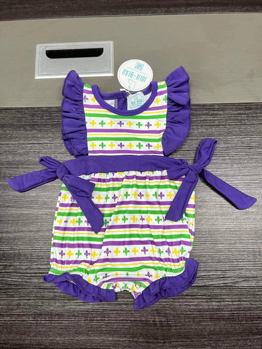 Mardi Gras Stripe Bubble
