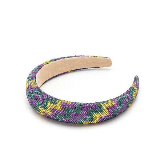 Mardi Gras Crystal Full Stone Headband