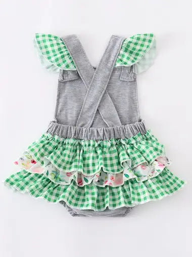 Duck Applique Girl Bubble 24M