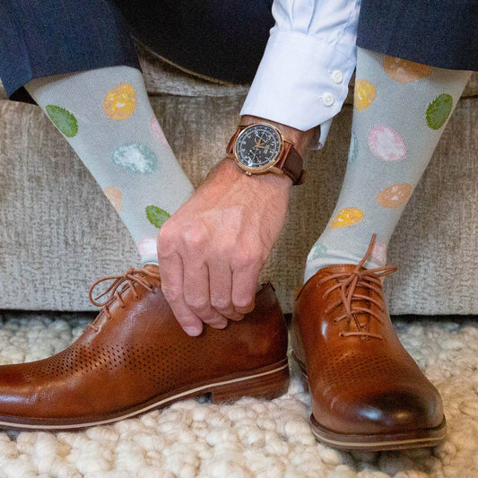 Men's Eggcellent Socks Gray/Multi One Size