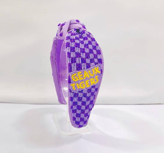 Geaux Tigers Football Game Day Headband