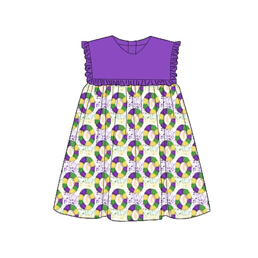 Mardi Gras King Cake Dress