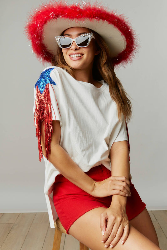 Fringe Star Patch Tee