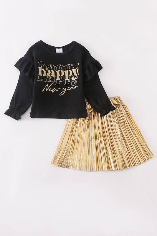 Happy New Year Skirt Set