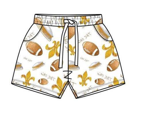 Who Dat Football Bamboo Shorts