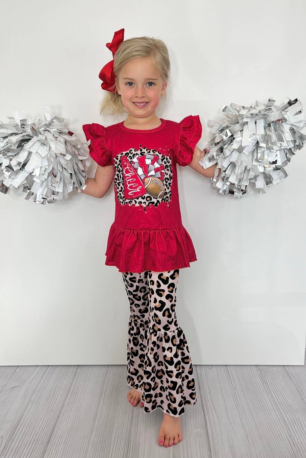 Leopard Football Set - Red